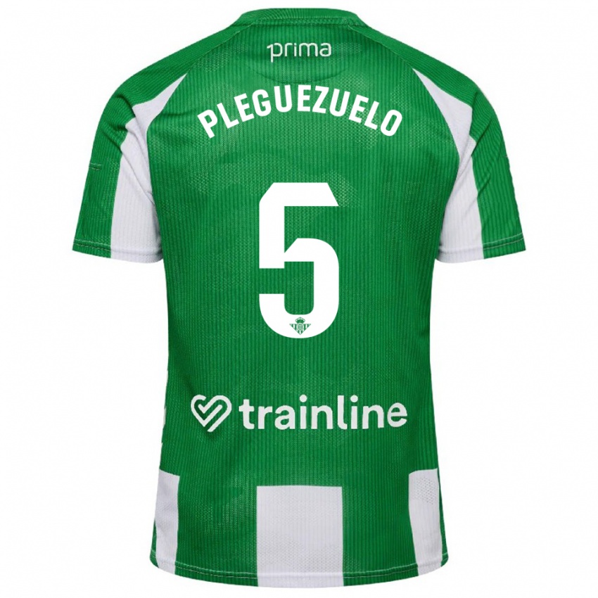 נשים גזבייה פלגזואלו סלווה #5 ירוק לבן ג'רזי ביתית 2025/26 חולצה קצרה