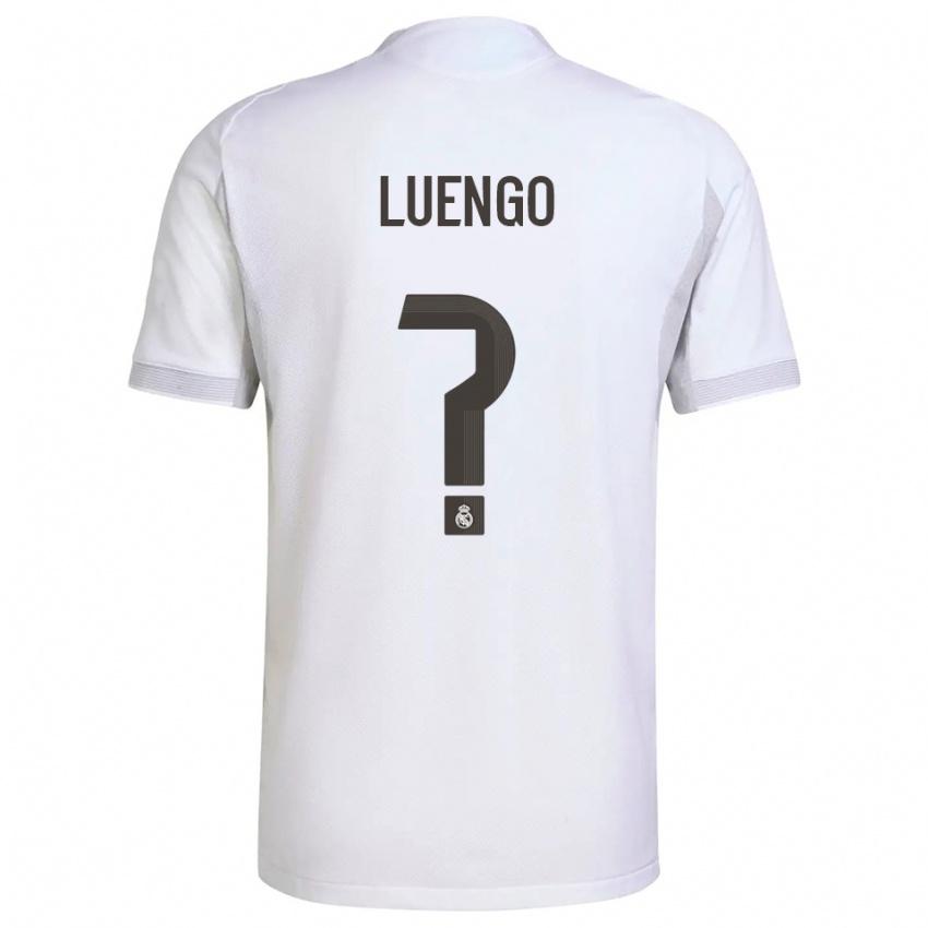 נשים Rubén Luengo #0 לבן צהוב ג'רזי ביתית 2025/26 חולצה קצרה