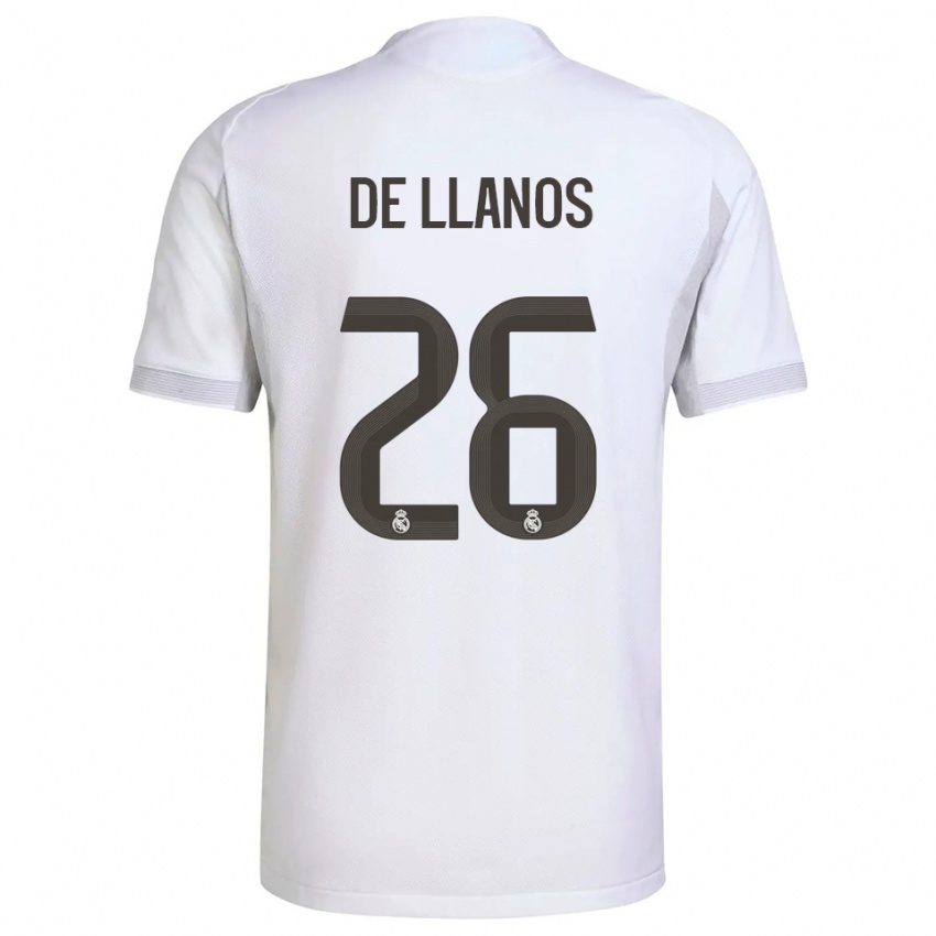 נשים יו מלנוס #26 לבן צהוב ג'רזי ביתית 2025/26 חולצה קצרה