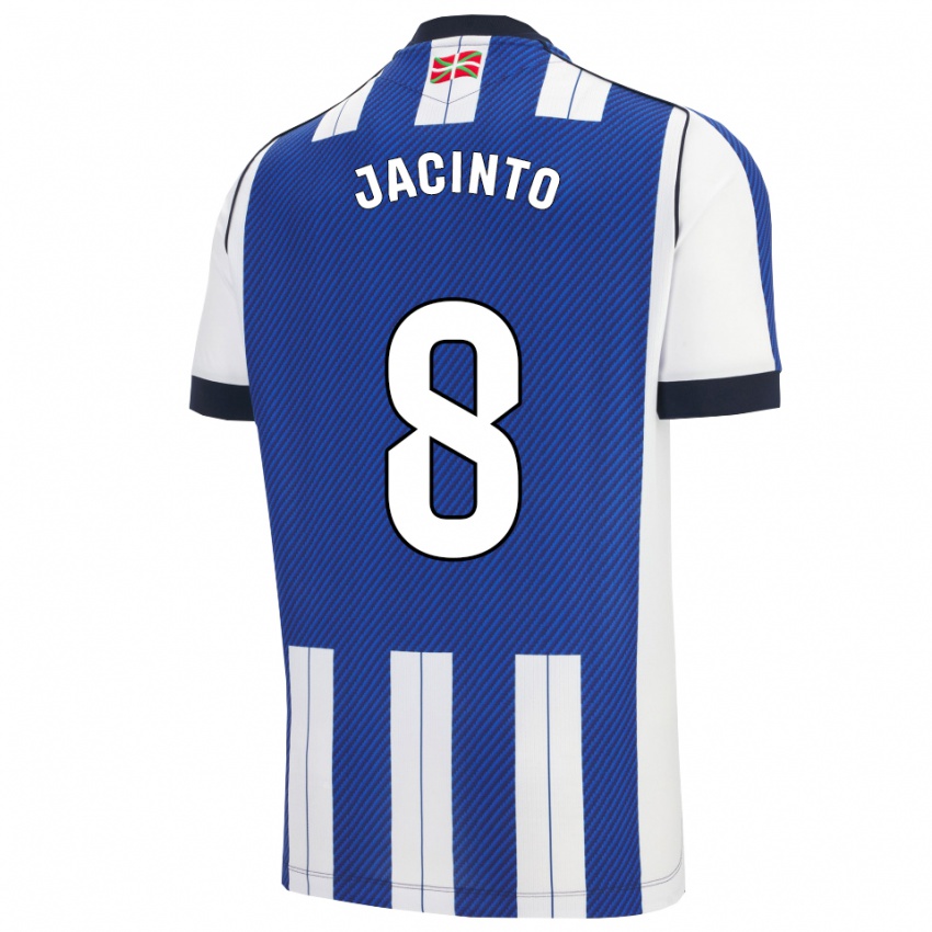 נשים אנדריאה ג׳סינטו #8 כחול לבן ג'רזי ביתית 2025/26 חולצה קצרה