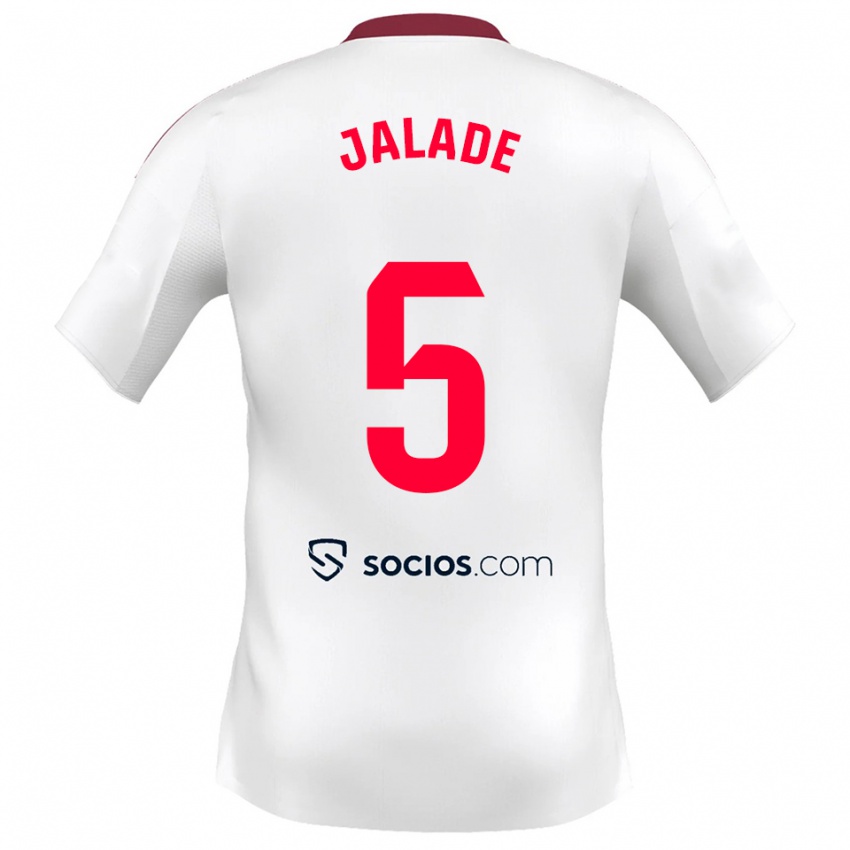 נשים רוברט רזבאן ג׳לא׳דה #5 לבן אדום ג'רזי ביתית 2025/26 חולצה קצרה