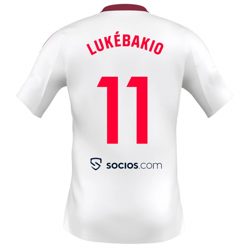 נשים דודי לוקבקיו #11 לבן אדום ג'רזי ביתית 2025/26 חולצה קצרה