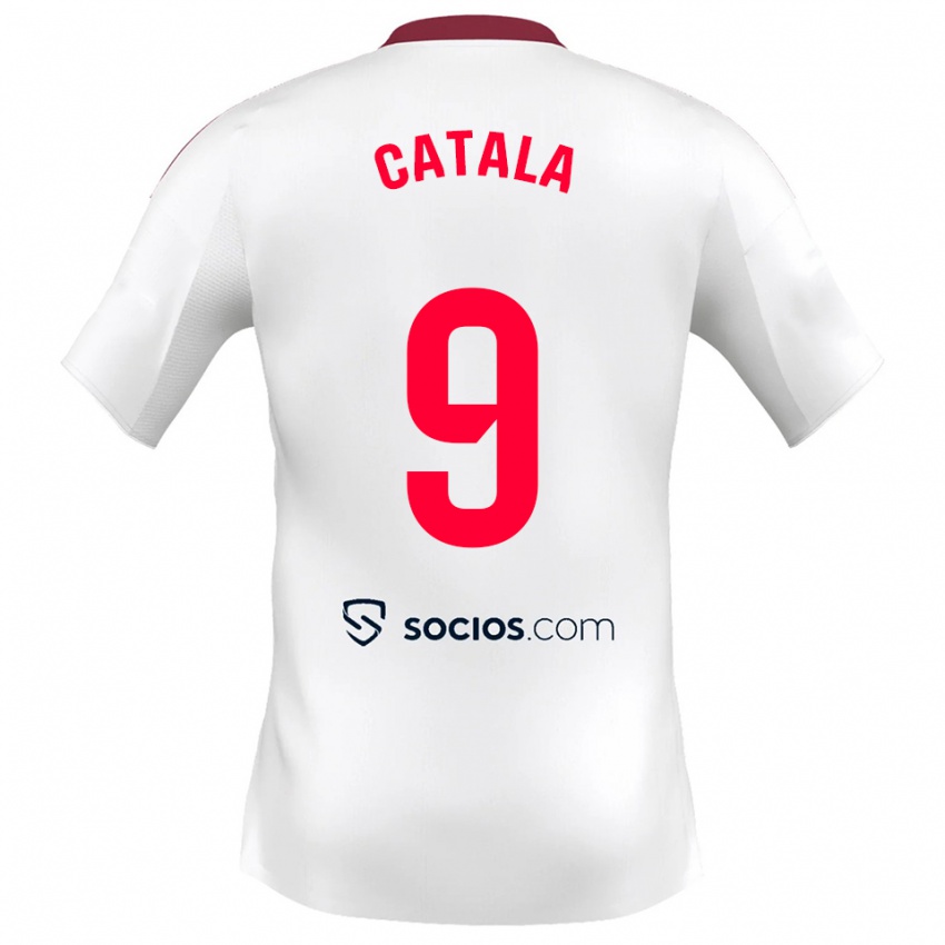 נשים רובן קטלה #9 לבן אדום ג'רזי ביתית 2025/26 חולצה קצרה