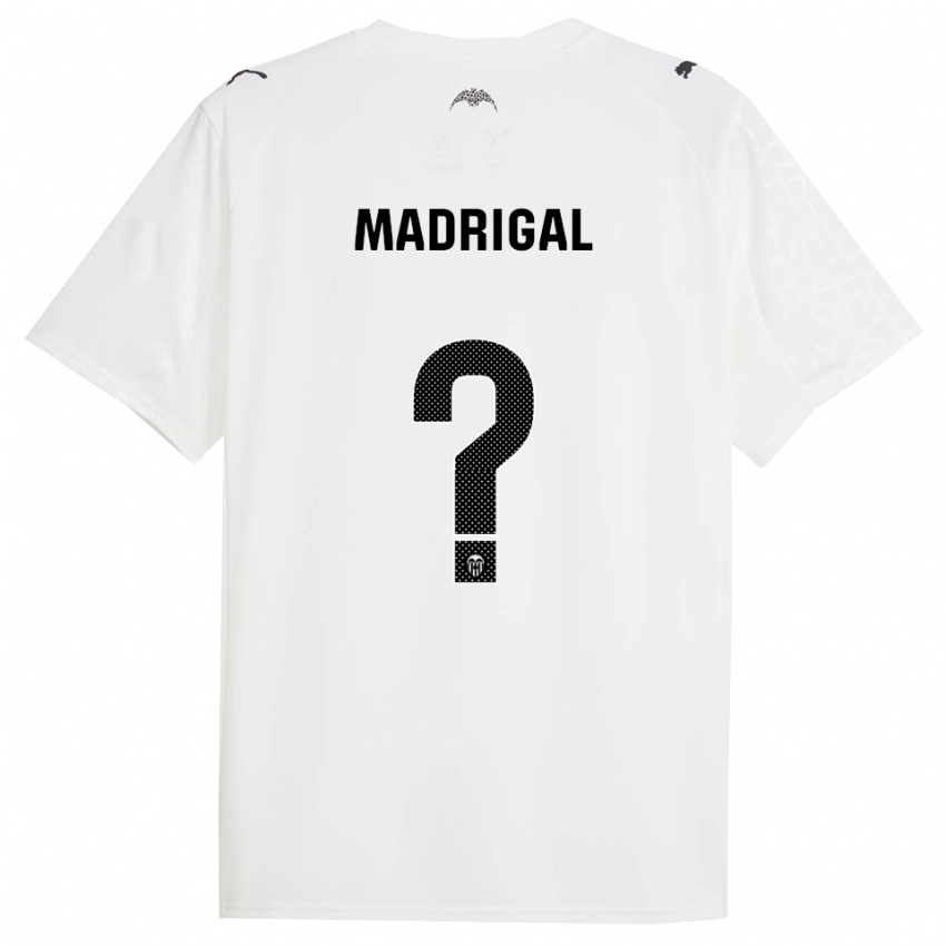 נשים וורן מדריגל #0 לבן שחור ג'רזי ביתית 2025/26 חולצה קצרה