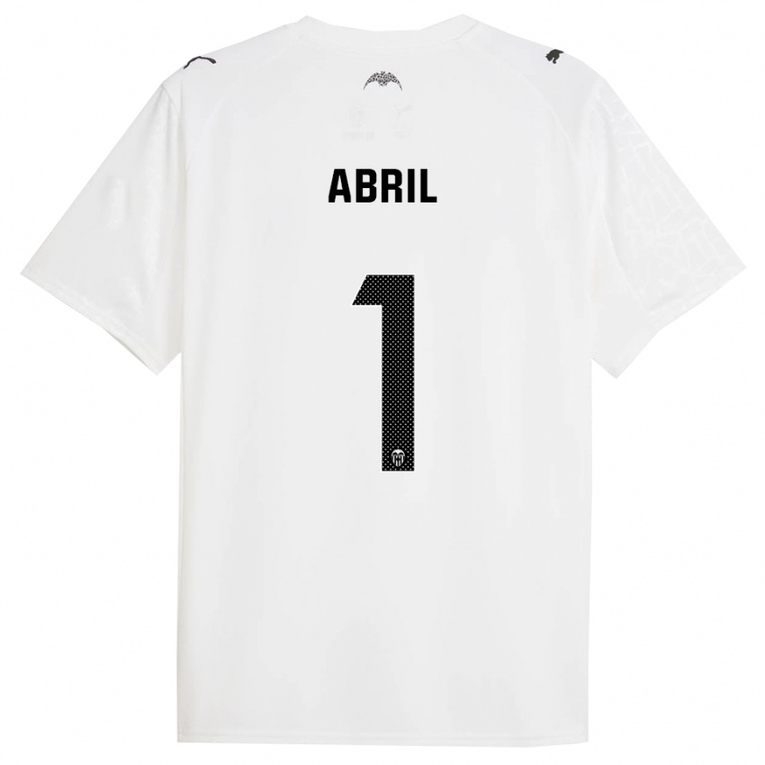 נשים ויסנט אבריל סאנס #1 לבן שחור ג'רזי ביתית 2025/26 חולצה קצרה