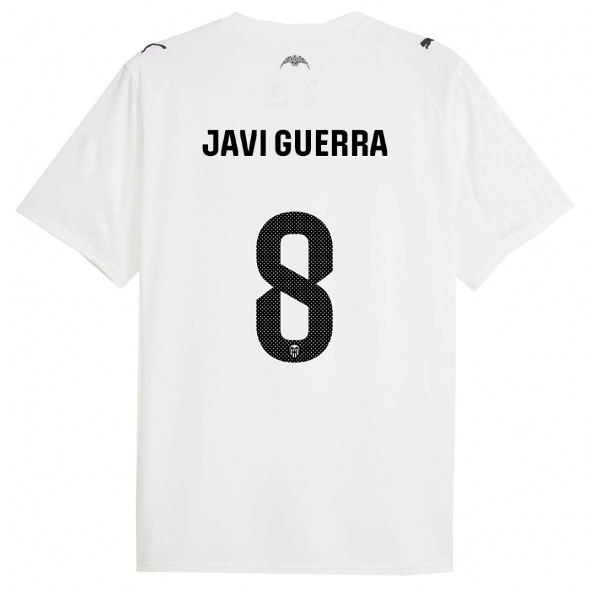 נשים חאבי גוארה #8 לבן שחור ג'רזי ביתית 2025/26 חולצה קצרה