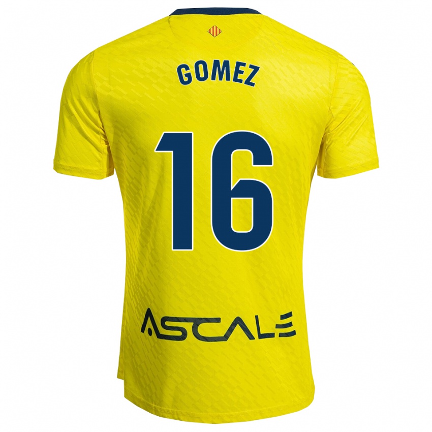 נשים קראלט גומס #16 צהוב נייבי ג'רזי ביתית 2025/26 חולצה קצרה