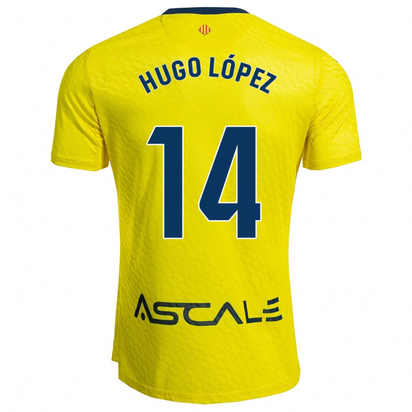 נשים הוגו לופס מרטינס #14 צהוב נייבי ג'רזי ביתית 2025/26 חולצה קצרה