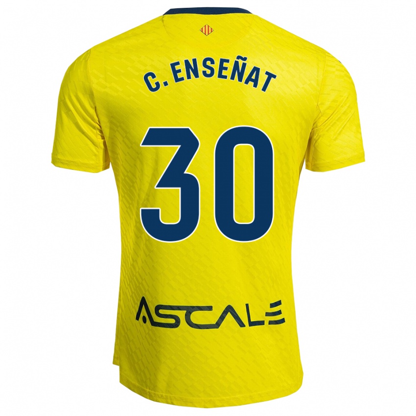 נשים קלאודיה אנסנייט גאלינדו #30 צהוב נייבי ג'רזי ביתית 2025/26 חולצה קצרה