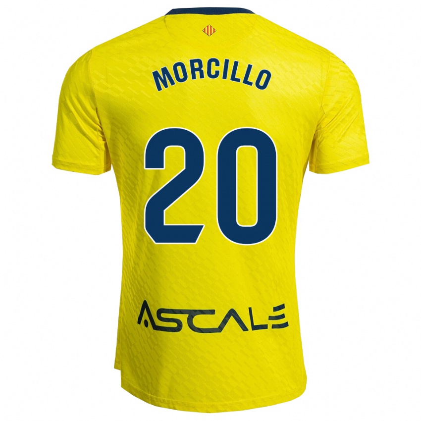 נשים ראקל מורסיו אפריסיו #20 צהוב נייבי ג'רזי ביתית 2025/26 חולצה קצרה