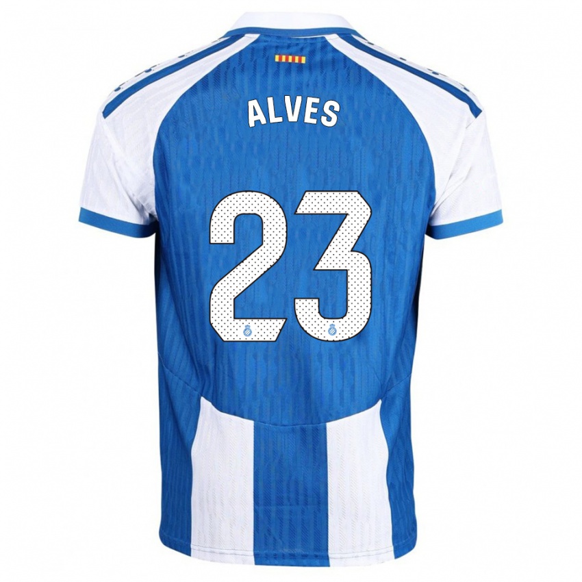 נשים Lucas Alves #23 כחול לבן ג'רזי ביתית 2025/26 חולצה קצרה