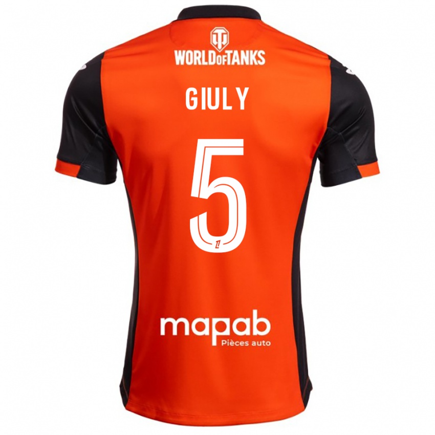 נשים Jade Giuly #5 שחור כתום ג'רזי ביתית 2025/26 חולצה קצרה