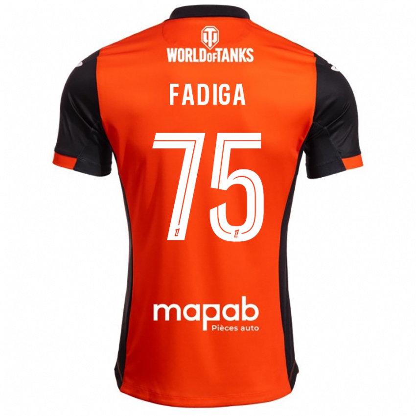 נשים בנדיוגו פאדיגה #75 שחור כתום ג'רזי ביתית 2025/26 חולצה קצרה