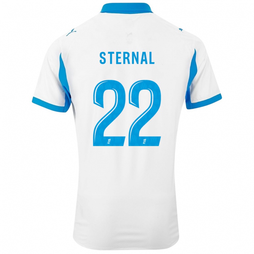 נשים Enzo Sternal #22 לבן תכלת ג'רזי ביתית 2025/26 חולצה קצרה