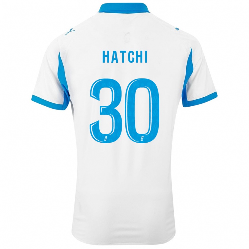 נשים Anaïs Hatchi #30 לבן תכלת ג'רזי ביתית 2025/26 חולצה קצרה