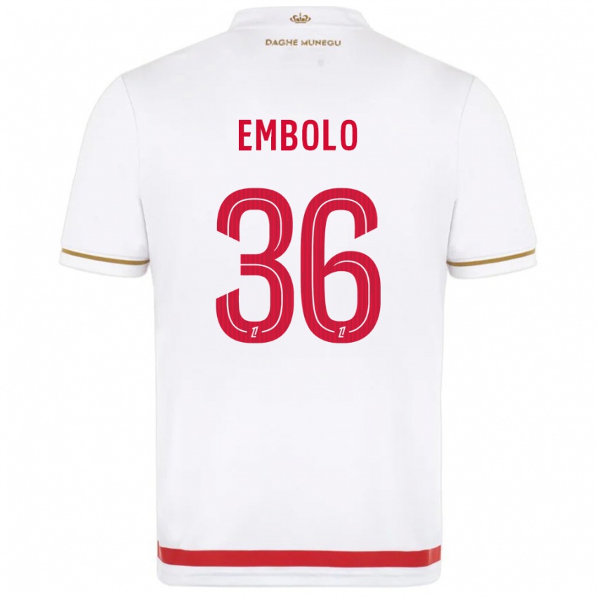 נשים בריל אמבולו #36 אדום לבן ג'רזי ביתית 2025/26 חולצה קצרה