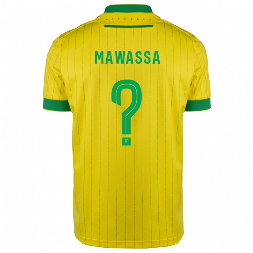 נשים Enoch Mawassa #0 צהוב ירוק ג'רזי ביתית 2025/26 חולצה קצרה