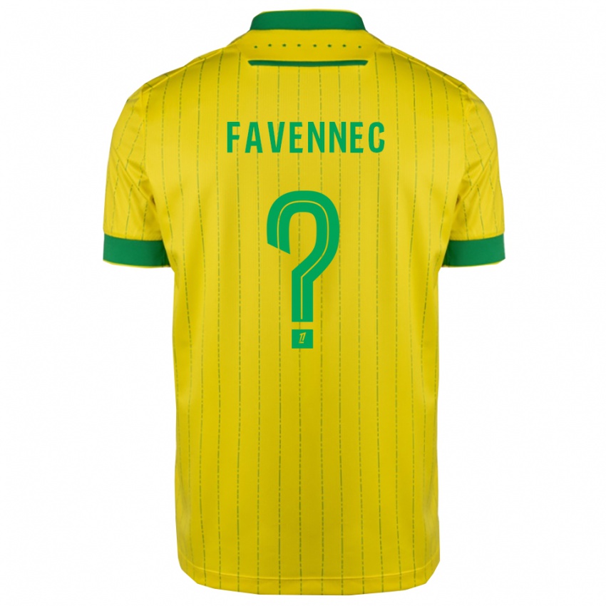 נשים Dario Favennec #0 צהוב ירוק ג'רזי ביתית 2025/26 חולצה קצרה