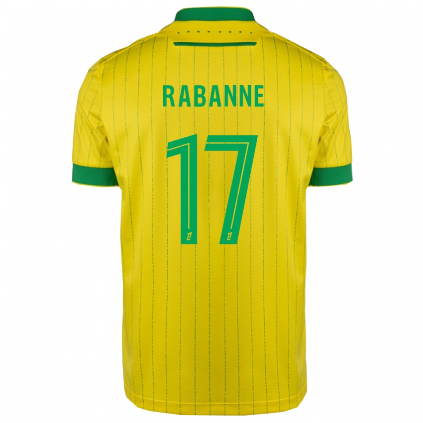 נשים ז'ולי משאר #17 צהוב ירוק ג'רזי ביתית 2025/26 חולצה קצרה