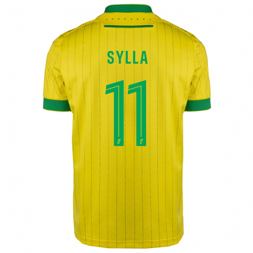 נשים Karamoko Sylla #11 צהוב ירוק ג'רזי ביתית 2025/26 חולצה קצרה