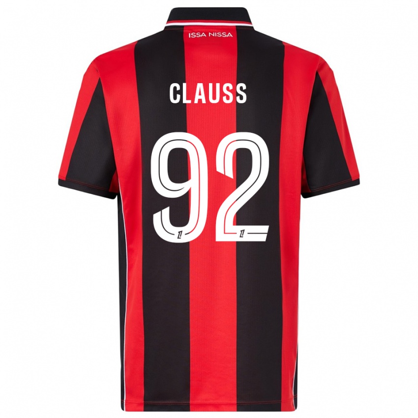 נשים ז'ונתן קלאוס #92 אדום שחור ג'רזי ביתית 2025/26 חולצה קצרה