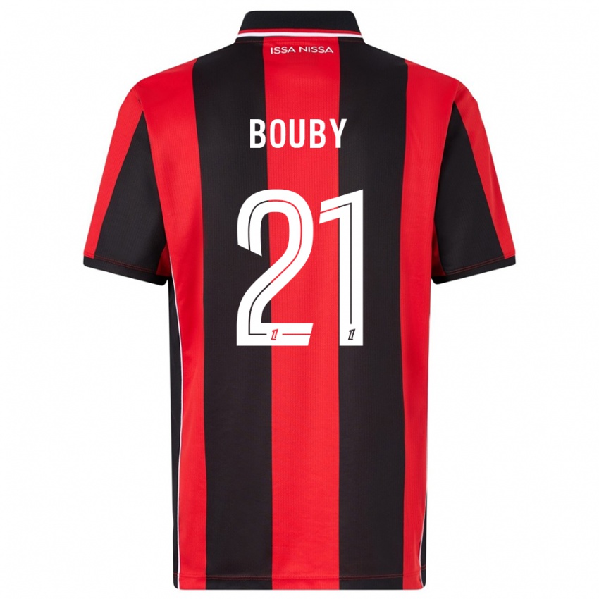 נשים קולין בובי #21 אדום שחור ג'רזי ביתית 2025/26 חולצה קצרה