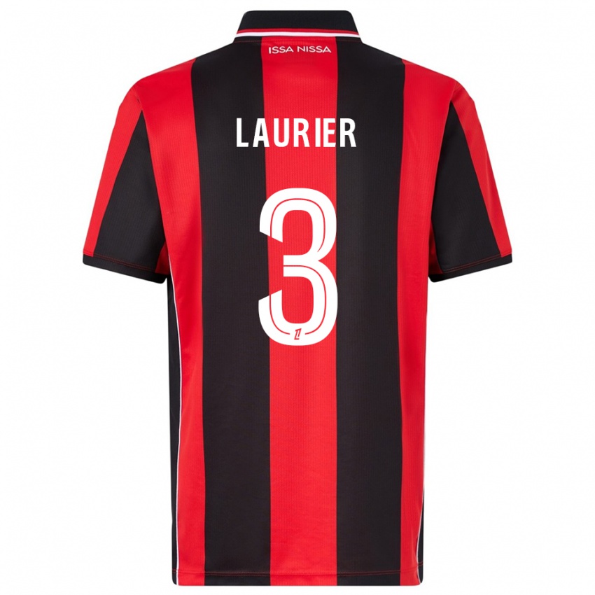 נשים אסטל לורייה #3 אדום שחור ג'רזי ביתית 2025/26 חולצה קצרה