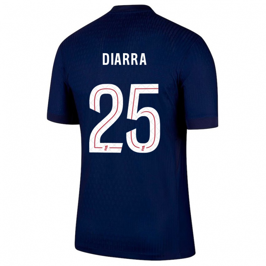 נשים Agueissa Diarra #25 כחול נייבי אדום ג'רזי ביתית 2025/26 חולצה קצרה