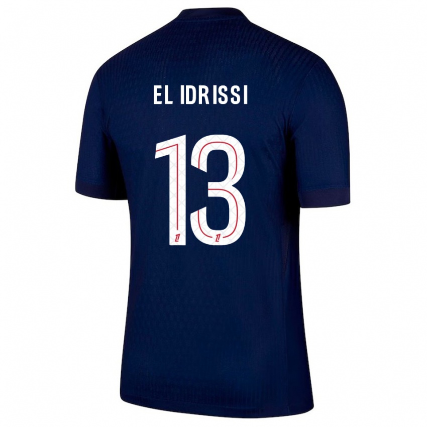 נשים Mohamed-Amine El Idrissi #13 כחול נייבי אדום ג'רזי ביתית 2025/26 חולצה קצרה
