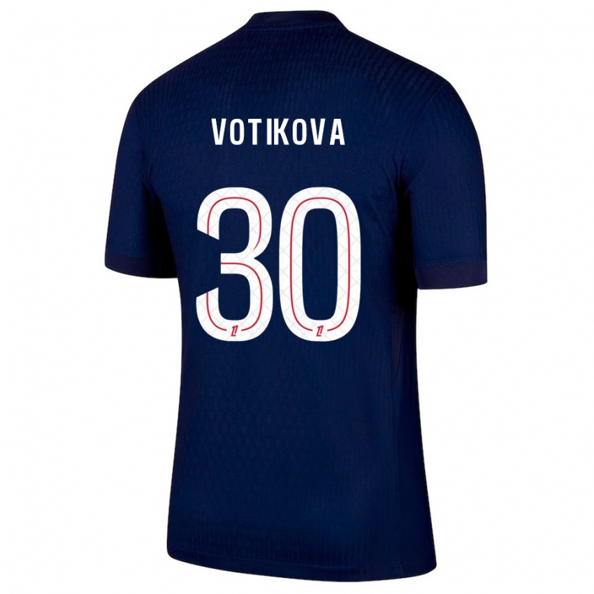 נשים ברבורה ווטיקובה #30 כחול נייבי אדום ג'רזי ביתית 2025/26 חולצה קצרה