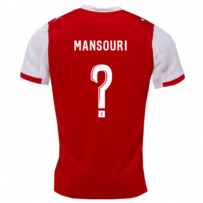 נשים קריאן מנצורי #0 אדום לבן ג'רזי ביתית 2025/26 חולצה קצרה