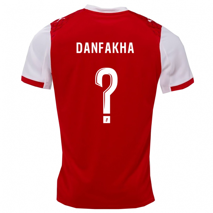 נשים דיאלא דנפקא #0 אדום לבן ג'רזי ביתית 2025/26 חולצה קצרה