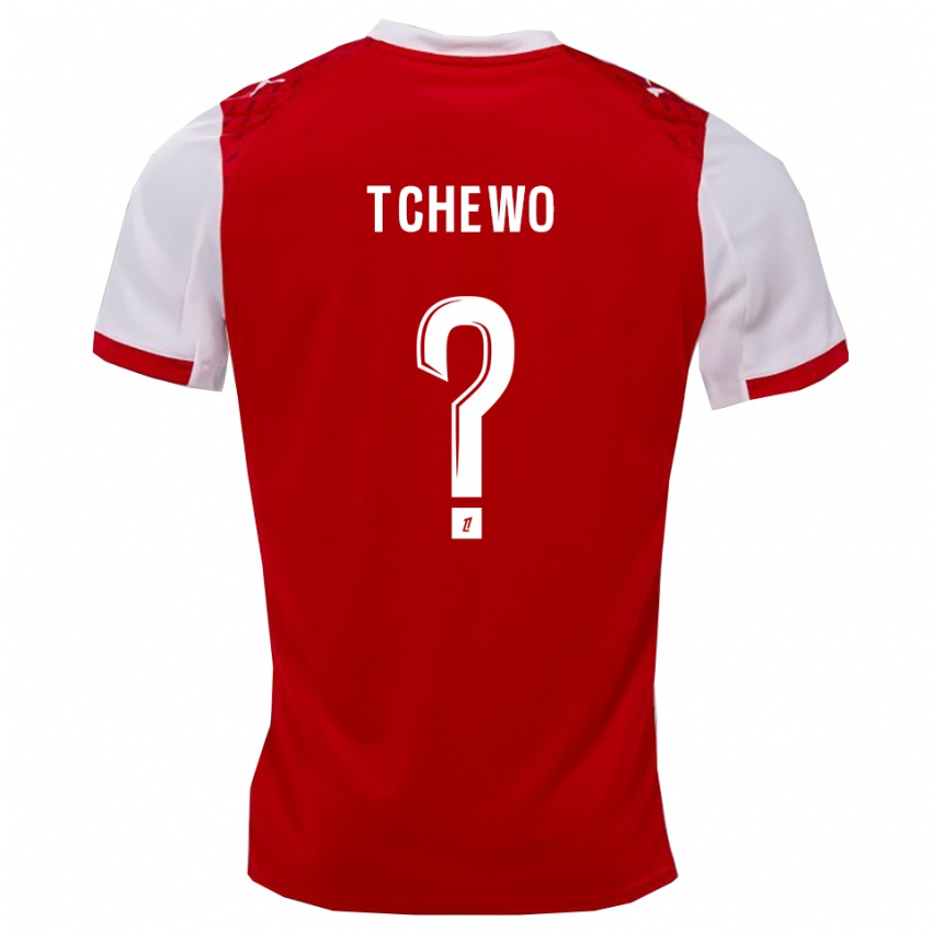 נשים ריאן צ'פדה טצ'ו #0 אדום לבן ג'רזי ביתית 2025/26 חולצה קצרה