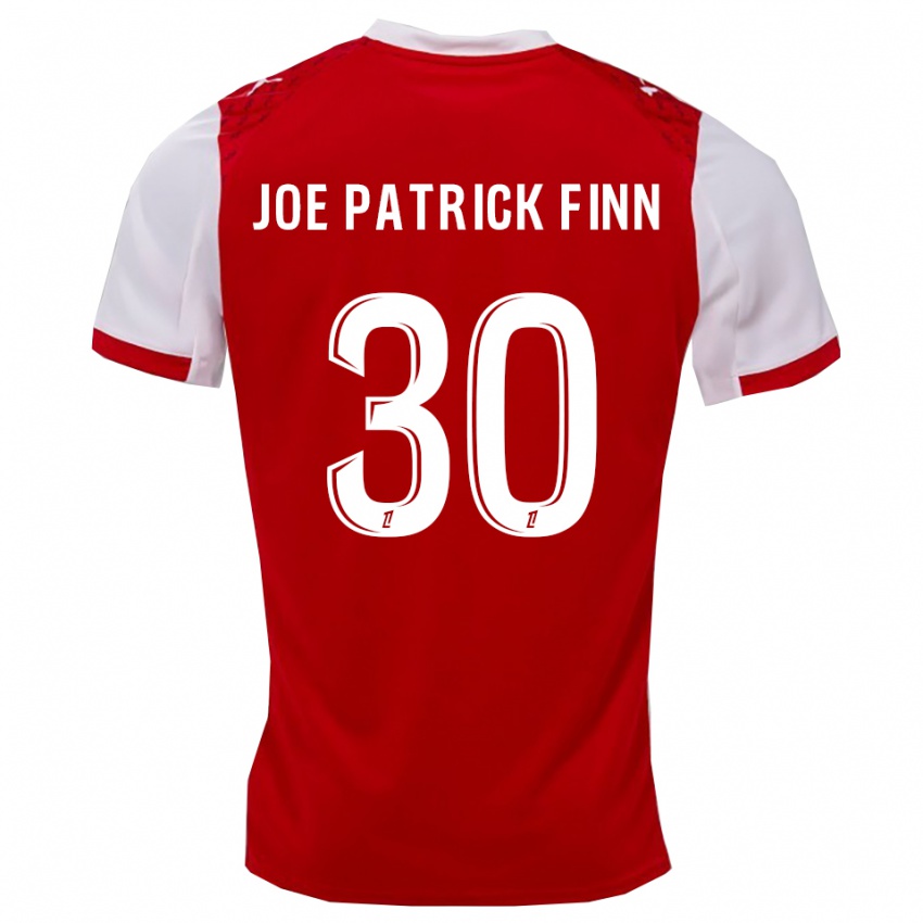 נשים ג'ון פטריק #30 אדום לבן ג'רזי ביתית 2025/26 חולצה קצרה