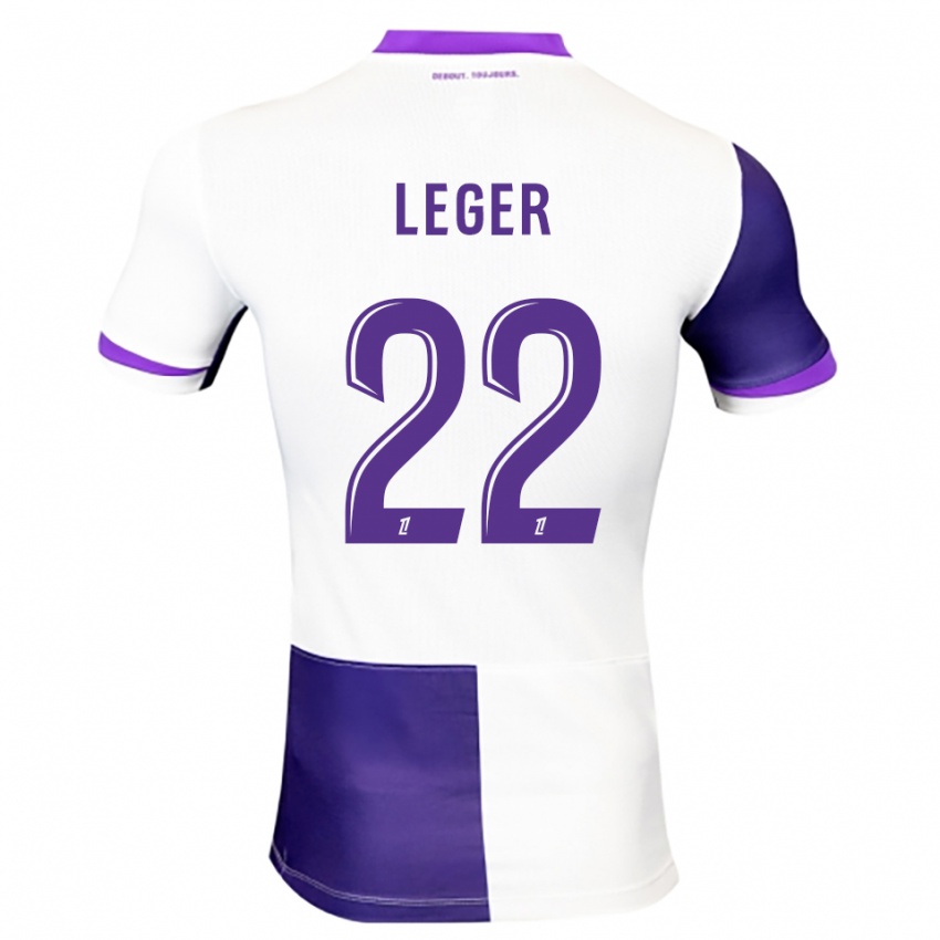 נשים קריסטל לג'ר #22 סגול לבן ג'רזי ביתית 2025/26 חולצה קצרה