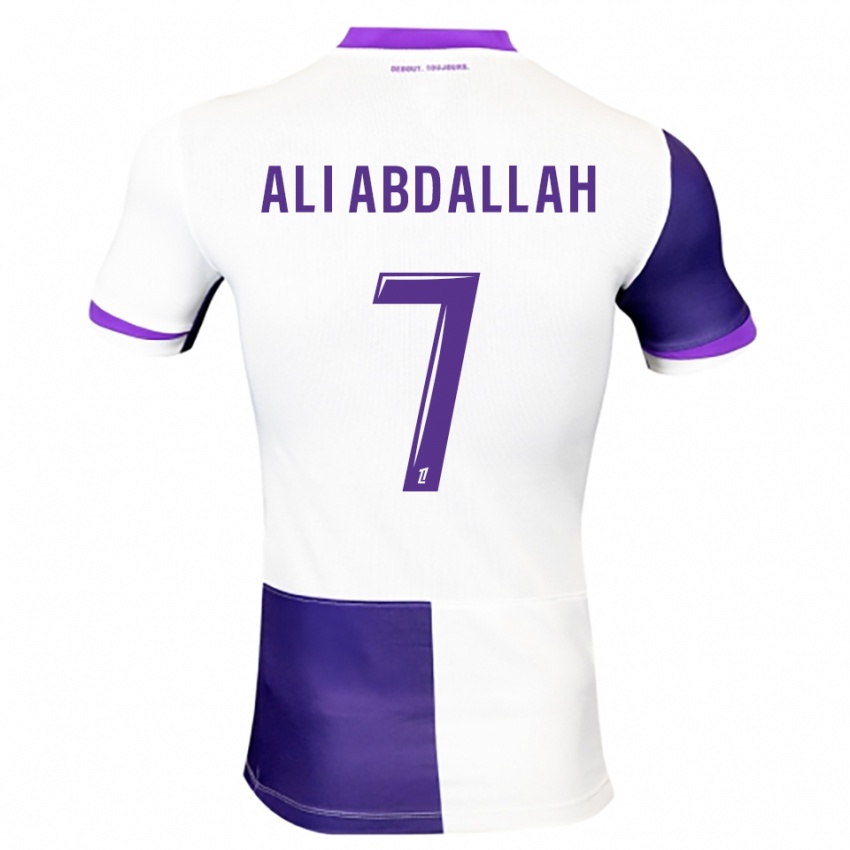 נשים Nivine Ali Abdallah #7 סגול לבן ג'רזי ביתית 2025/26 חולצה קצרה