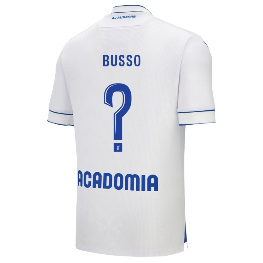 נשים Louise Busso #0 לבן כחול ג'רזי ביתית 2025/26 חולצה קצרה