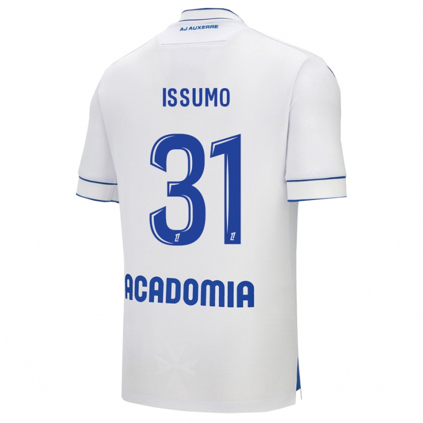 נשים Aaron Issumo #31 לבן כחול ג'רזי ביתית 2025/26 חולצה קצרה