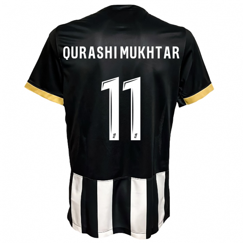 נשים כדורגלן סנגלי #11 שחור לבן ג'רזי ביתית 2025/26 חולצה קצרה