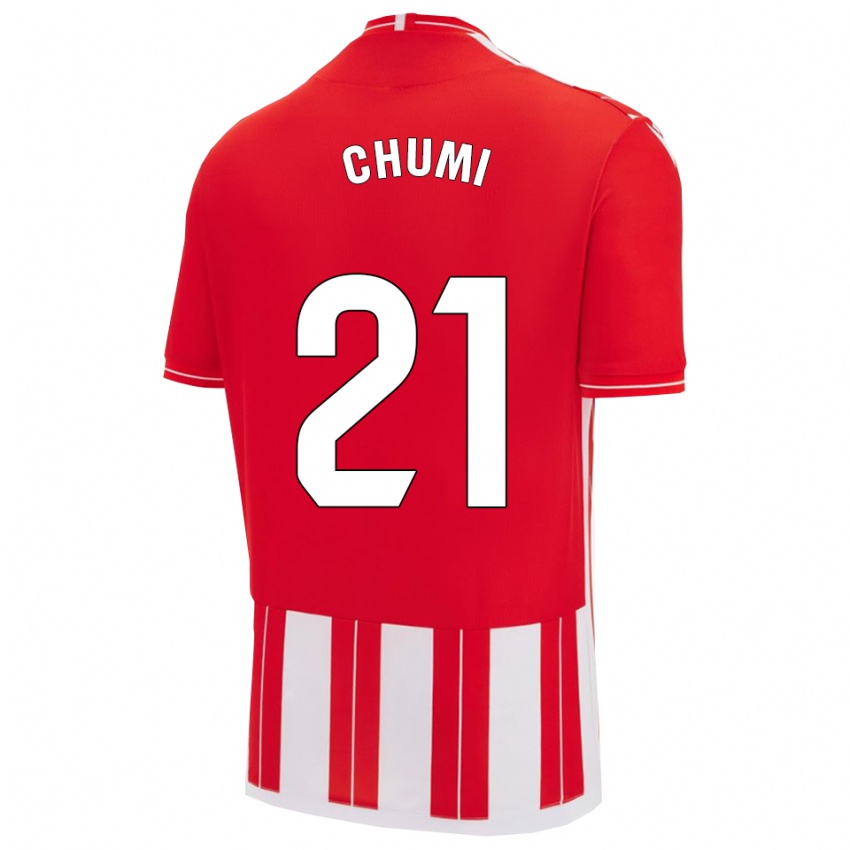 נשים חואן בראנדריז מובייה #21 אדום לבן ג'רזי ביתית 2025/26 חולצה קצרה