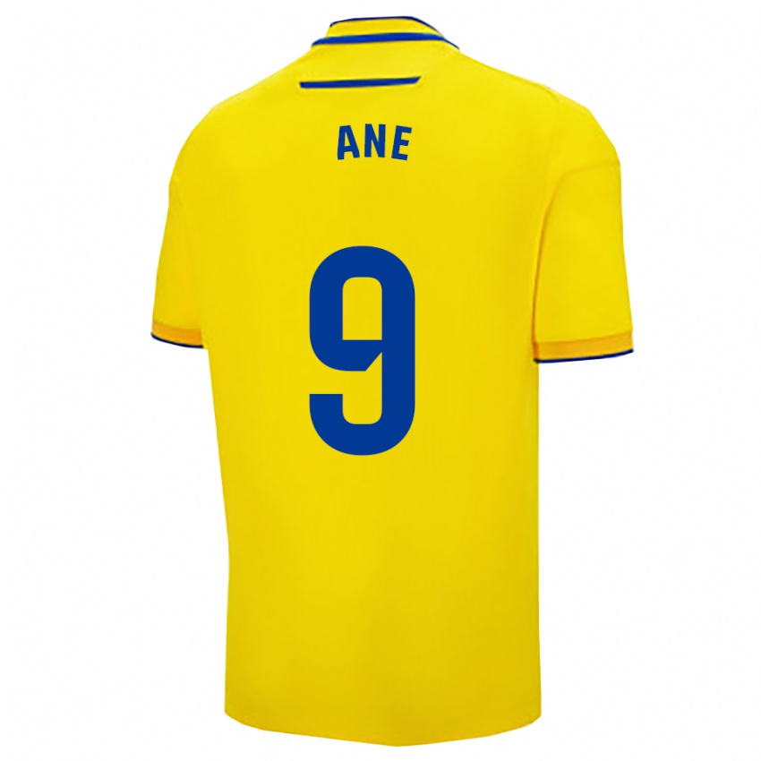 נשים אן לופז דה הרדיה אלסליי #9 צהוב נייבי ג'רזי ביתית 2025/26 חולצה קצרה