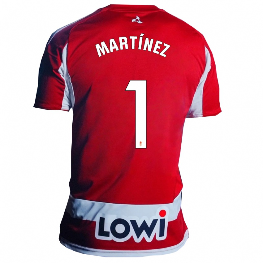 נשים Marc Martínez #1 אדום לבן ג'רזי ביתית 2025/26 חולצה קצרה