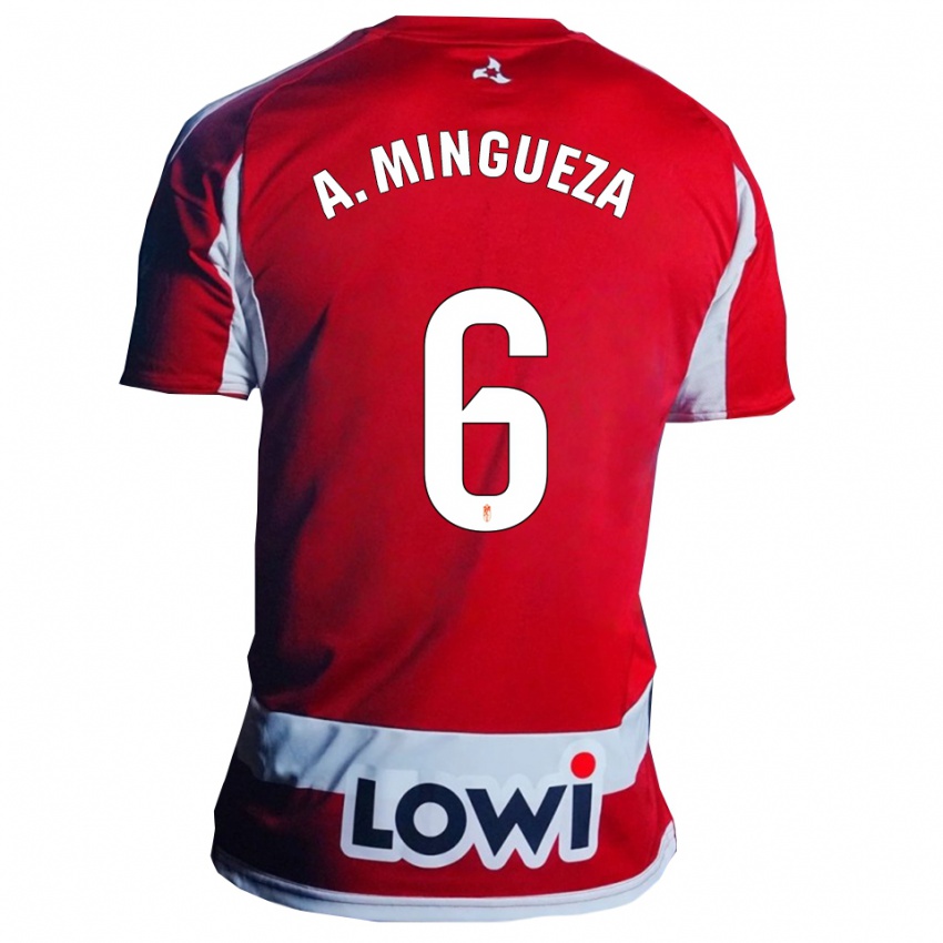 נשים אריאדנה מינגזה #6 אדום לבן ג'רזי ביתית 2025/26 חולצה קצרה