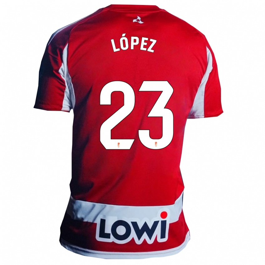 נשים דייגו לופס #23 אדום לבן ג'רזי ביתית 2025/26 חולצה קצרה