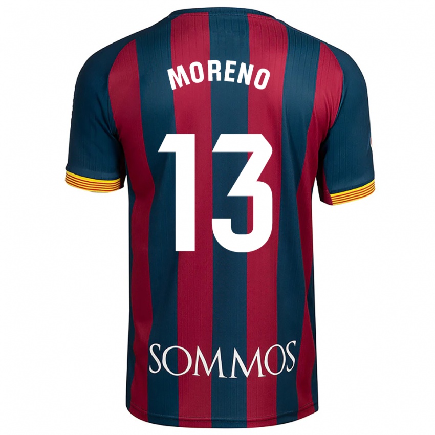 נשים Eloy Moreno #13 כחול נייבי אדום ג'רזי ביתית 2025/26 חולצה קצרה