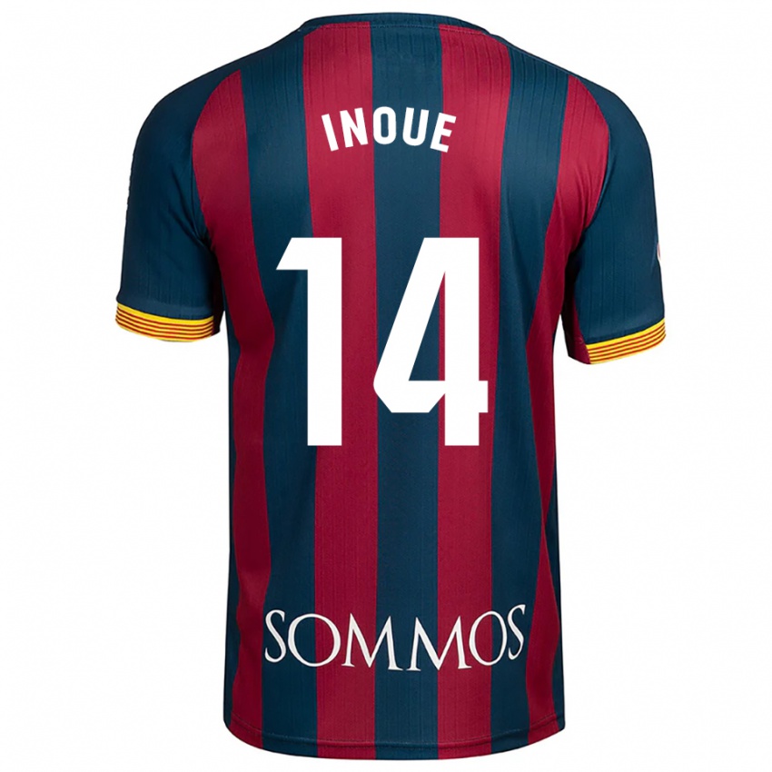 נשים ישן אינואה #14 כחול נייבי אדום ג'רזי ביתית 2025/26 חולצה קצרה