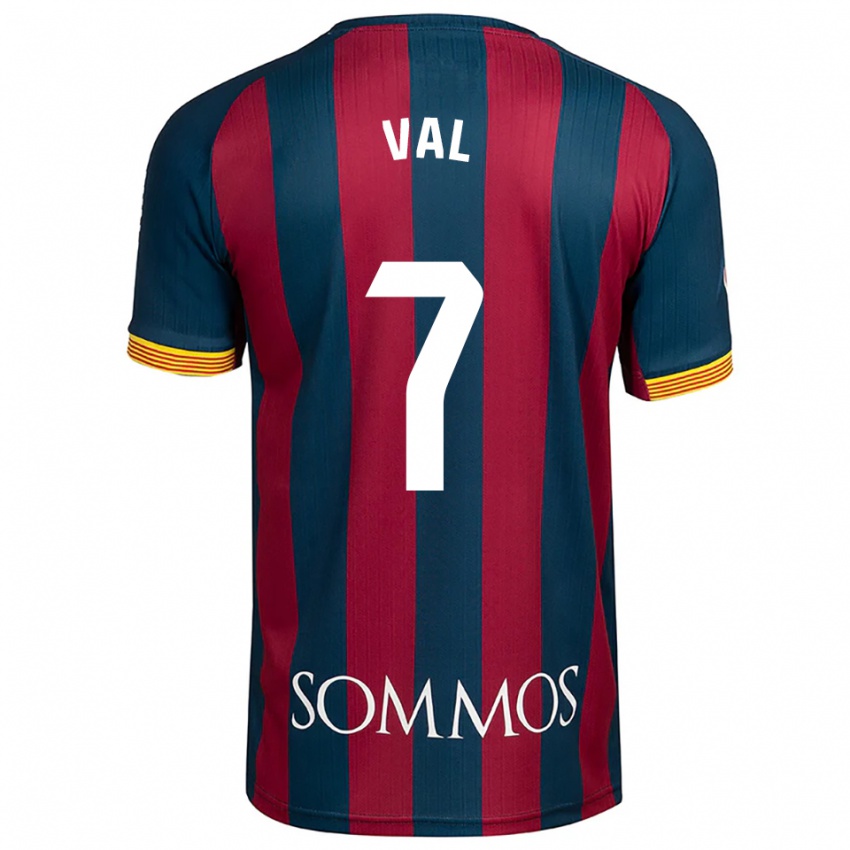 נשים רודריגו ואל פוארטולאס #7 כחול נייבי אדום ג'רזי ביתית 2025/26 חולצה קצרה