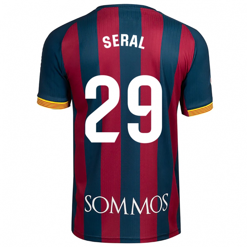 נשים Abel Seral #29 כחול נייבי אדום ג'רזי ביתית 2025/26 חולצה קצרה
