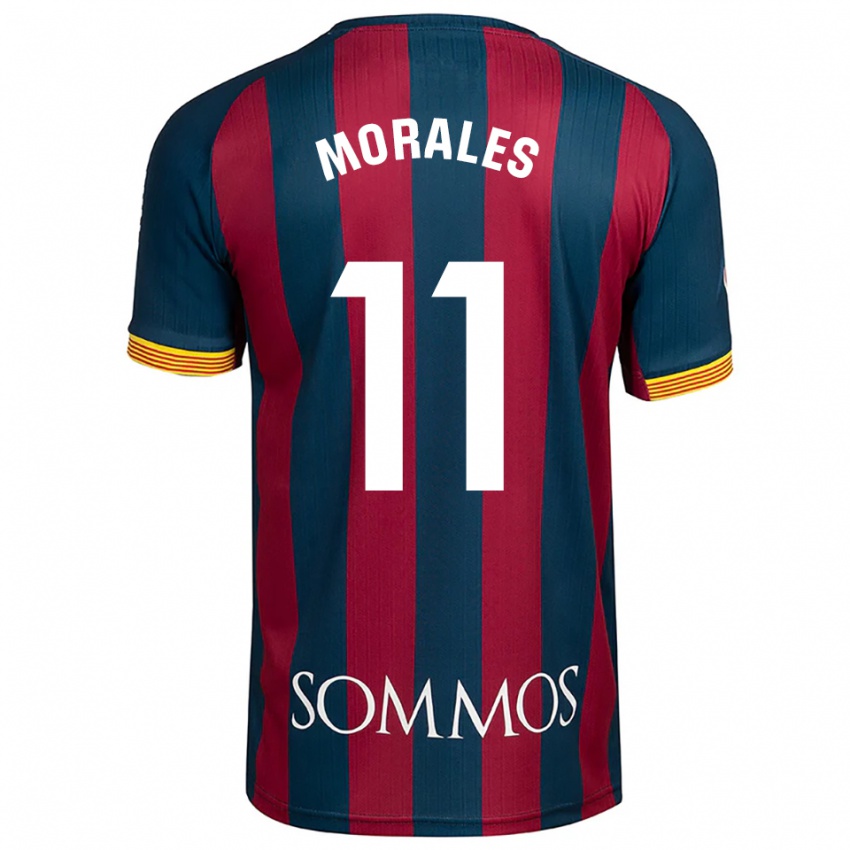 נשים קרולינה מוראלס #11 כחול נייבי אדום ג'רזי ביתית 2025/26 חולצה קצרה