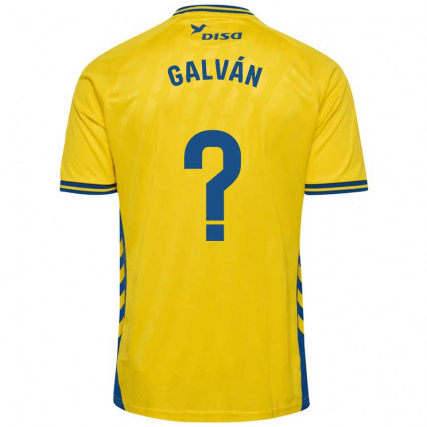 נשים קרלוס גלבאן #0 צהוב כחול ג'רזי ביתית 2025/26 חולצה קצרה